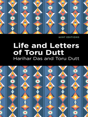 cover image of Life and Letters of Toru Dutt